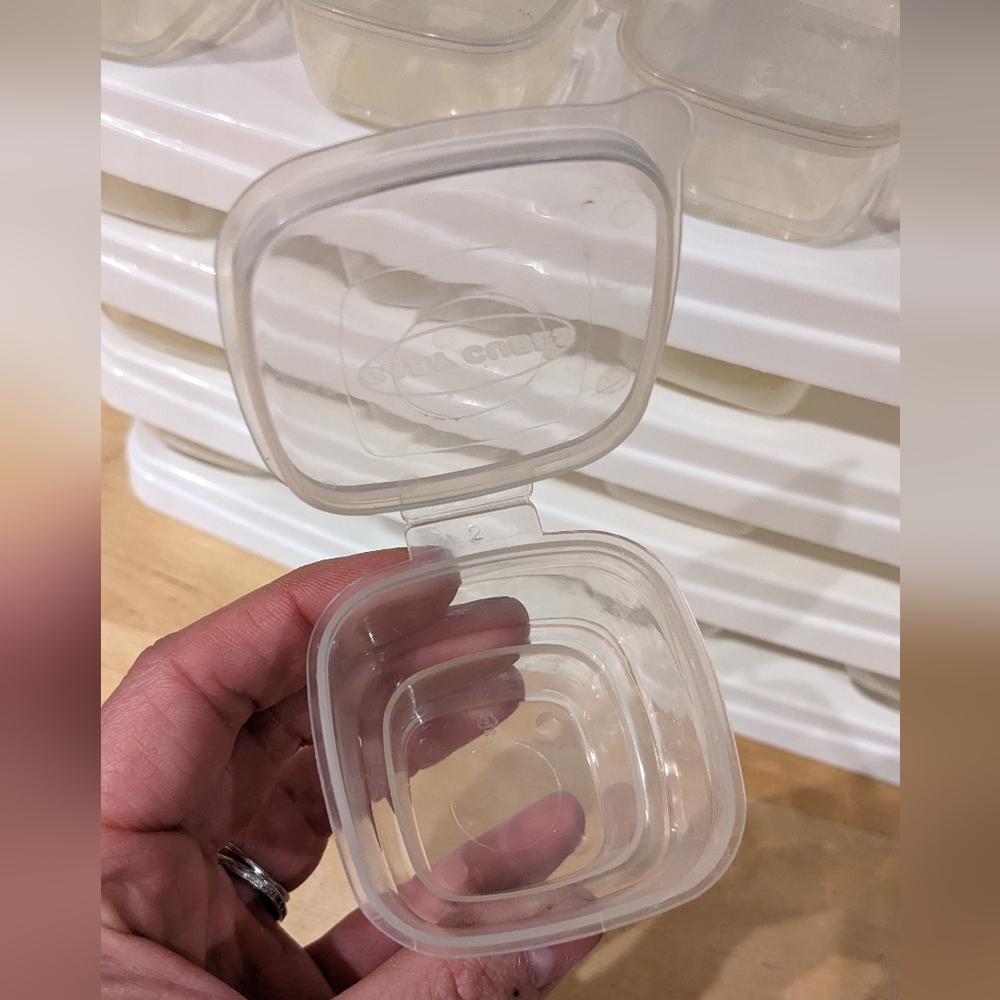 Baby Food Puree Storage Tupperware Containers